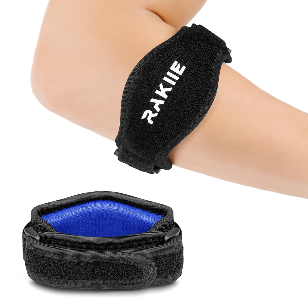 Elbow Brace 2 Pack, Tennis Elbow Brace for Men Women, Non-slip Tennis Elbow Strap for Tendonitis with Compression Pad Precise Support