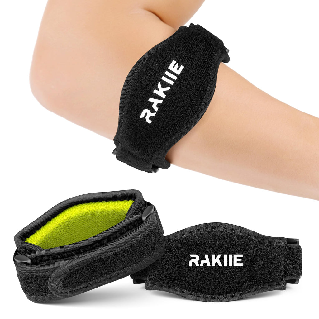 Elbow Brace 2 Pack, Tennis Elbow Brace for Men Women, Non-slip Tennis Elbow Strap for Tendonitis with Compression Pad Precise Support