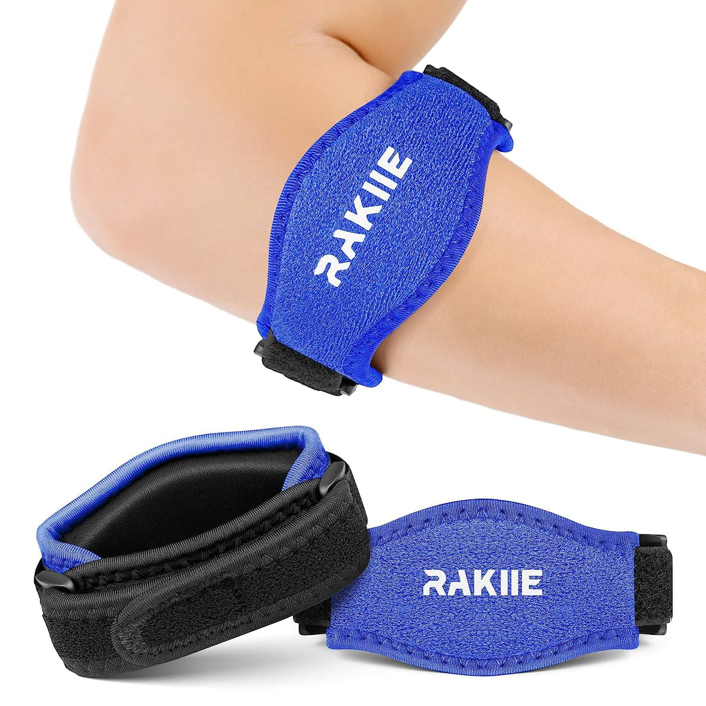 Elbow Brace 2 Pack, Tennis Elbow Brace for Men Women, Non-slip Tennis Elbow Strap for Tendonitis with Compression Pad Precise Support