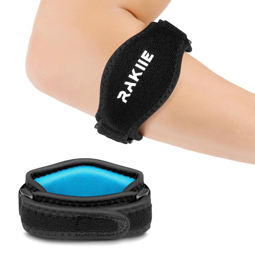 Elbow Brace 2 Pack, Tennis Elbow Brace for Men Women, Non-slip Tennis Elbow Strap for Tendonitis with Compression Pad Precise Support