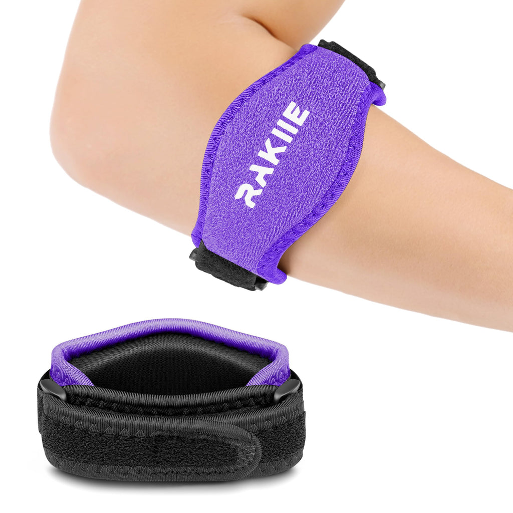 Elbow Brace 2 Pack, Tennis Elbow Brace for Men Women, Non-slip Tennis Elbow Strap for Tendonitis with Compression Pad Precise Support